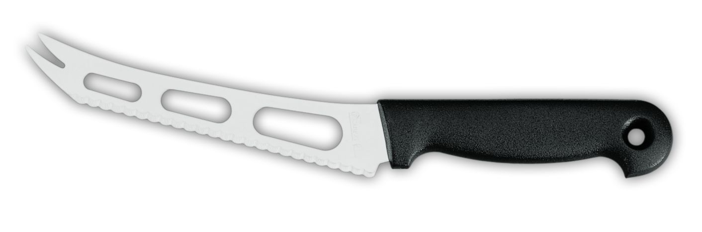 Нож для сыра 15 см  с красной рукояткой