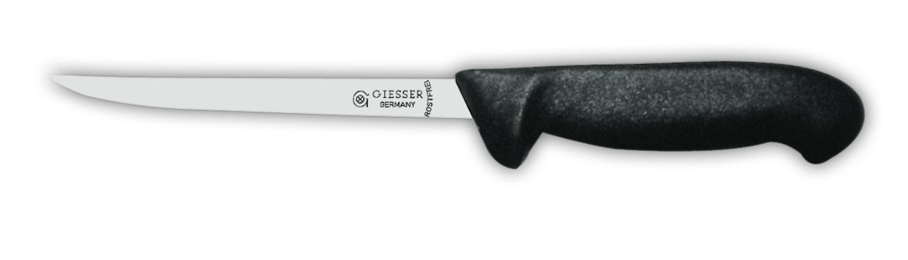 Нож разделочный 3215, 15 см,  черная рукоятка