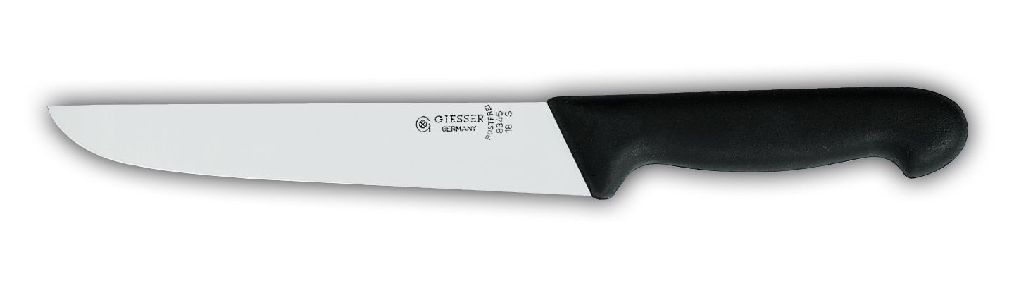 Нож кухонный 8345, 16 см,  черная рукоятка